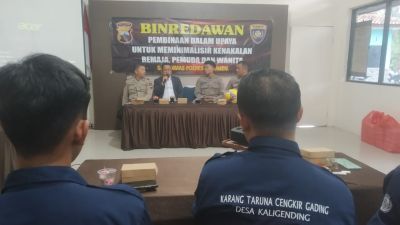 Binmas Polres Kebumen - Karangtaruna Kaligending Gelar FGD Bahaya Narkoba - Kenakalan Remaja