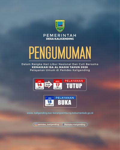 Pengumuman LIbur dan Cuti Bersama 