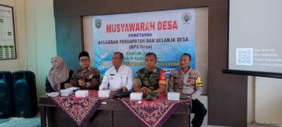 MUSDES PENETAPAN APBDes TAHUN 2024